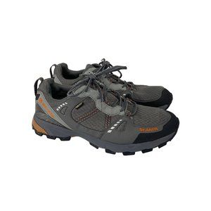 Scarpa Goretex Gray Orange Trail Running Sneakers Shoes Mens size 13